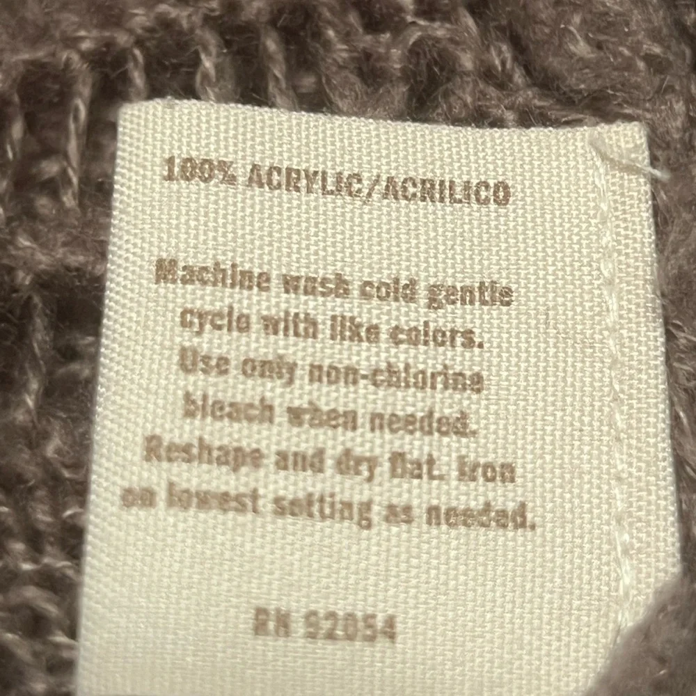 Decree Brown Ruffled Cardigan - Picture 5 of 9